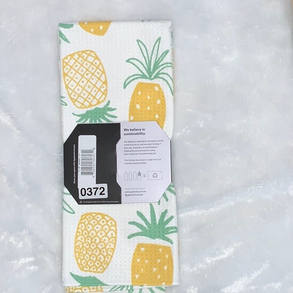 Geometry Kitchen Tea Towel 18”x30” - Picture 2 of 3